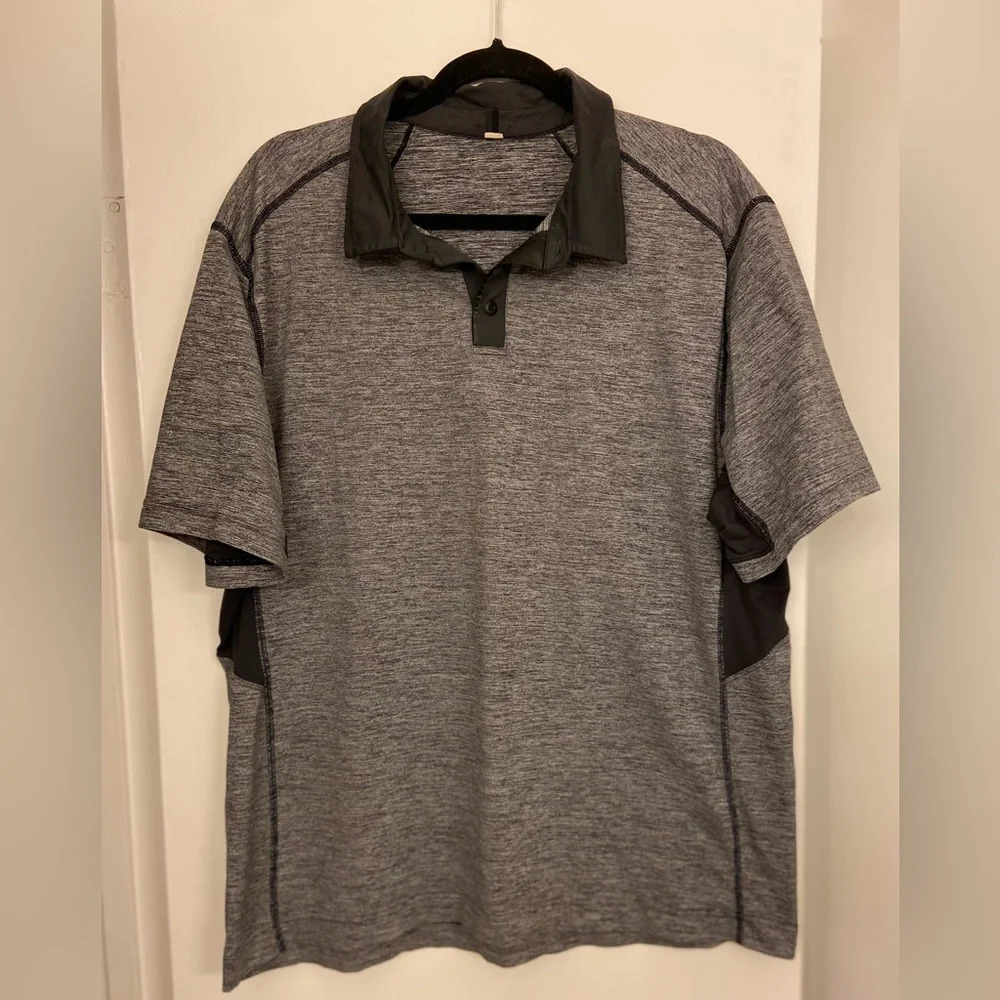 Lululemon Precision Collared Polo Gray Size L/XL